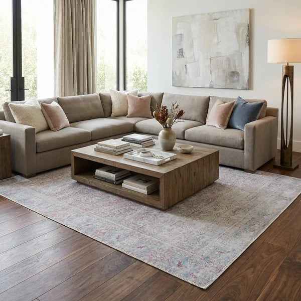Dare Distressed Washable Rug