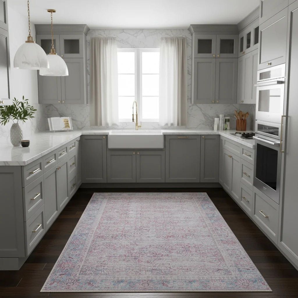 Dare Distressed Washable Rug
