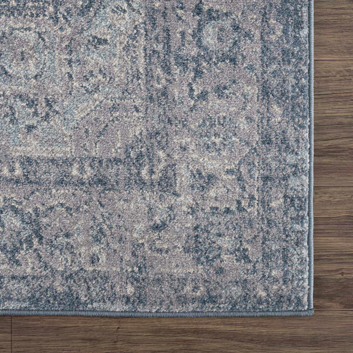 Peeta Blue Medallion Area Rug