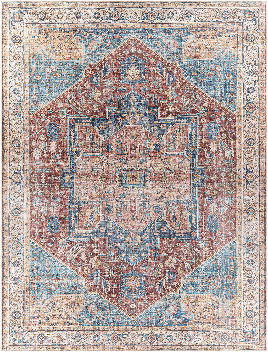 Como Washable Runner Rug - Clearance