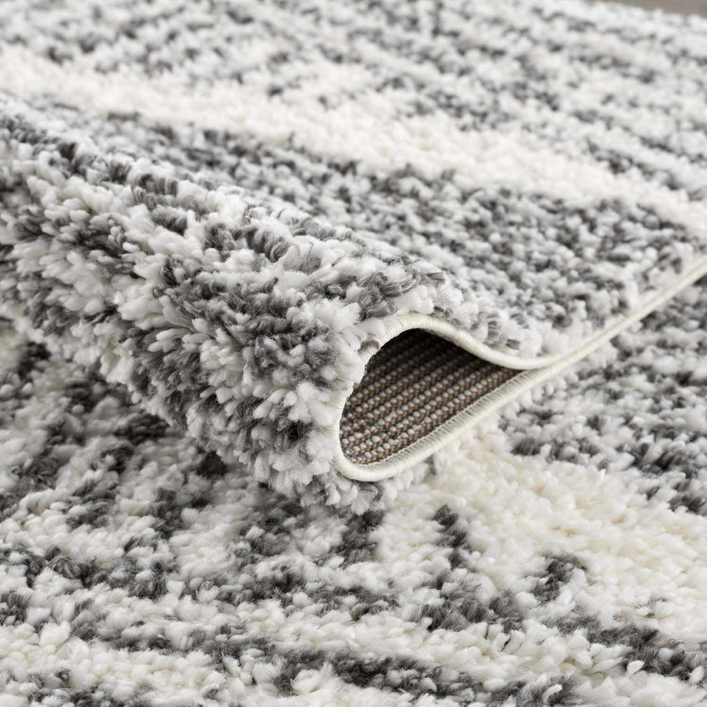 Arden Elara Charcoal&Cream Transitional Boho Rug