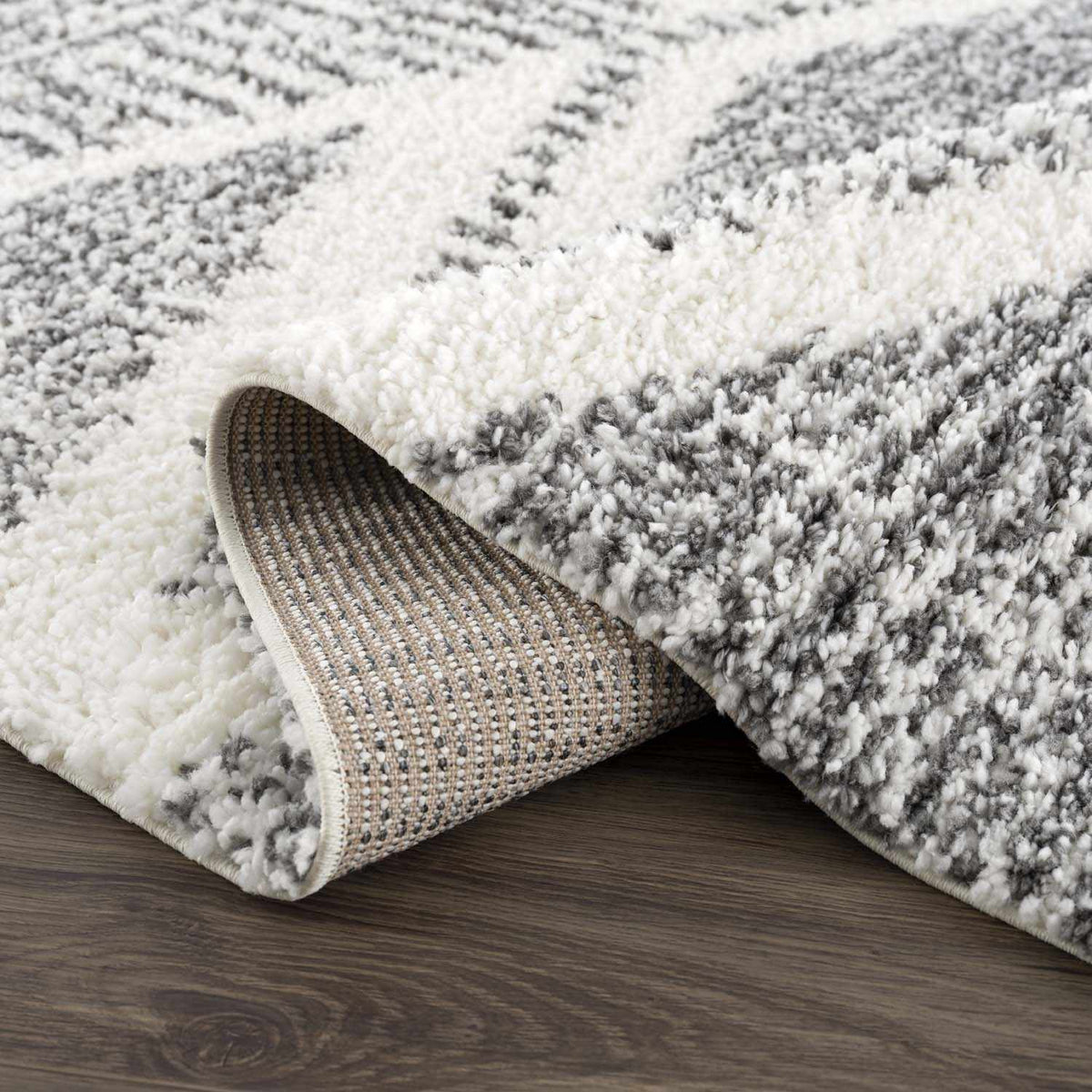 Arden Elara Charcoal&Cream Transitional Boho Rug