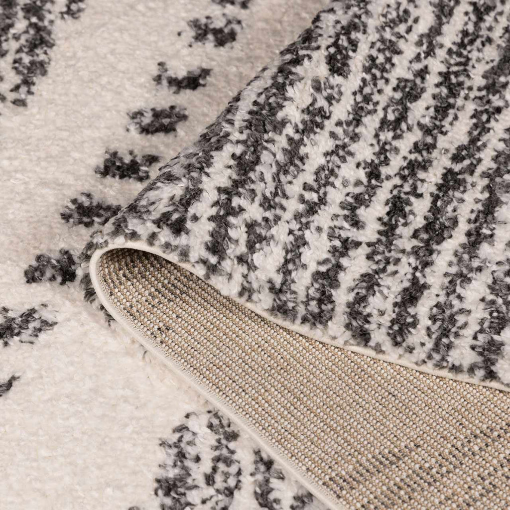 Arden Elara Charcoal&Cream Transitional Boho Rug