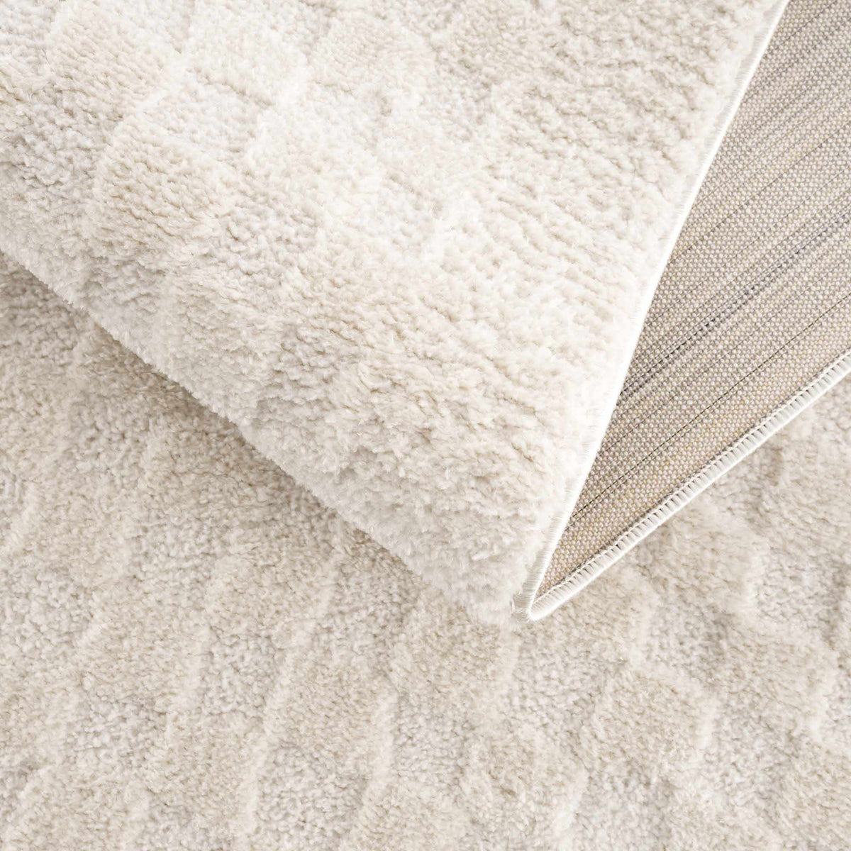Aveline Elodie Ivory & Off White Contemporary Rug