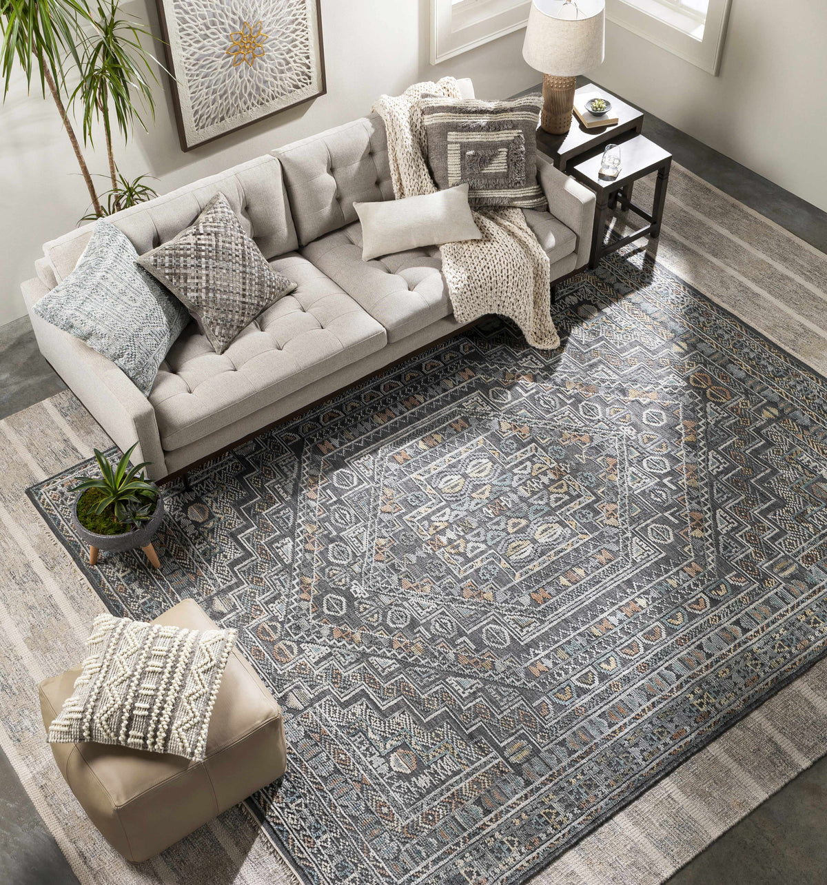 Akle Premium Hand Knotted Wool Area Rug - Clearance
