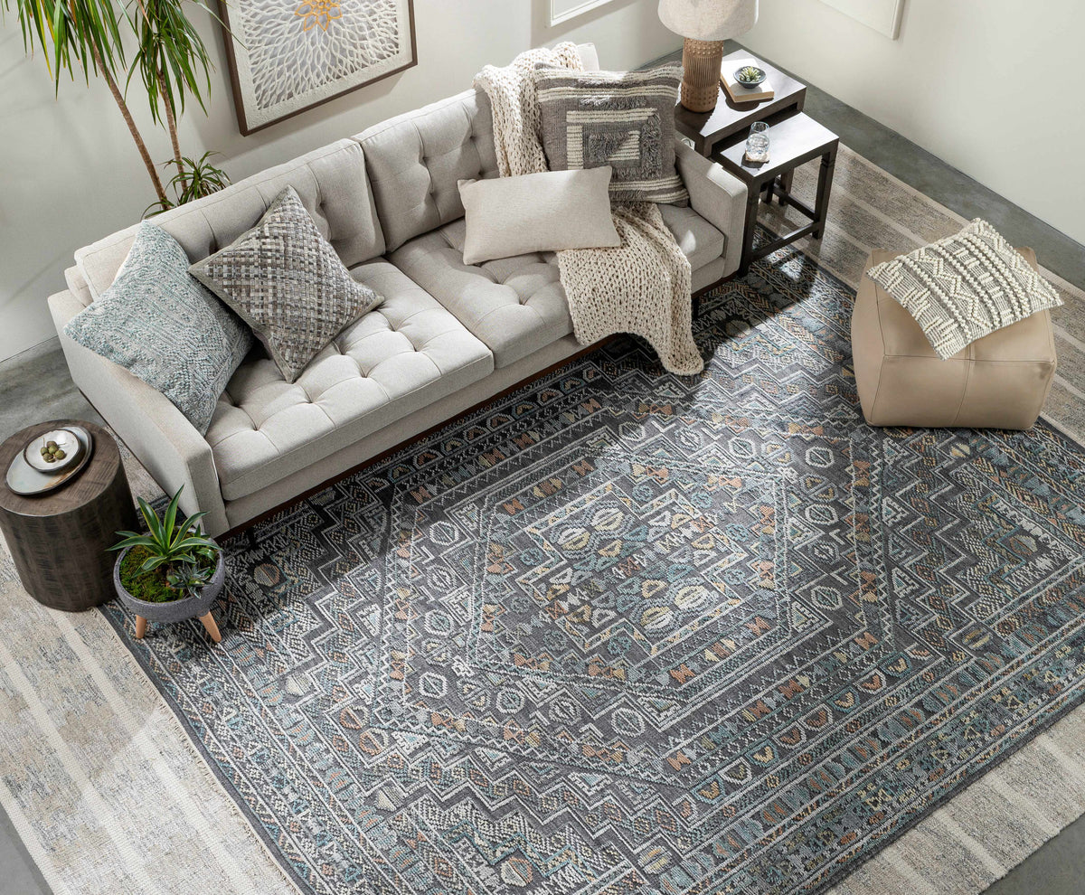 Akle Premium Hand Knotted Wool Area Rug - Clearance