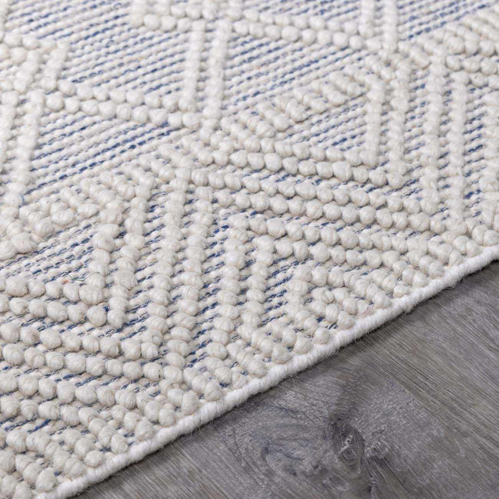 Ginter Handmade Beige Wool Rug - Clearance