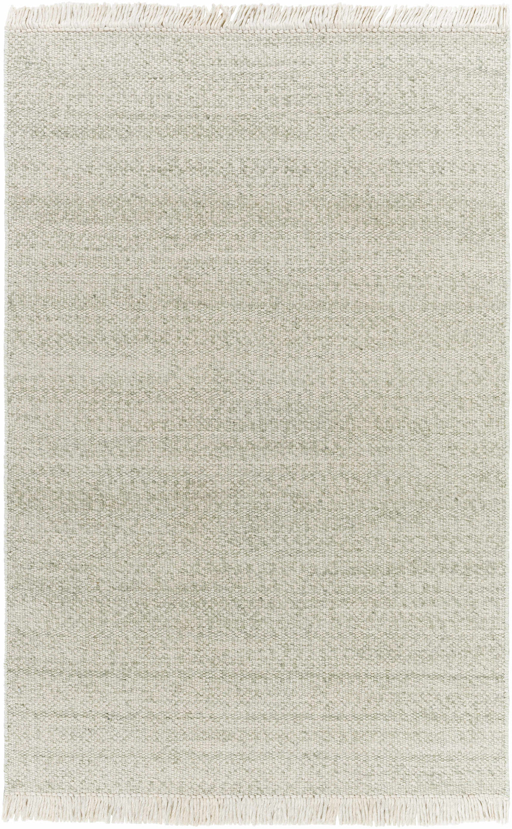 Sorell Sage Textured Weave Cottage Farmhouse Wool Handmade Area Rug - Clearance