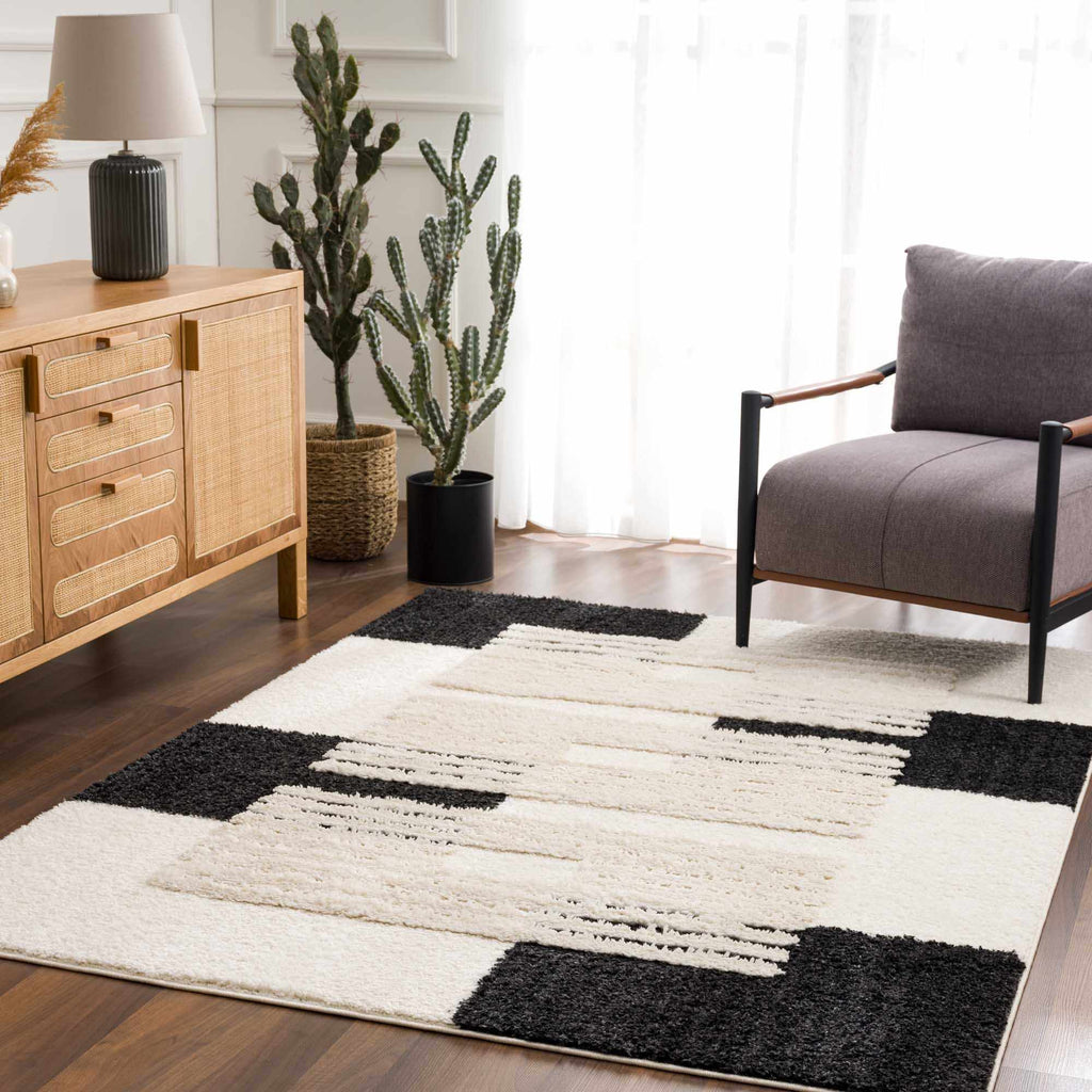 Astro Modern Shag Area Rug - Clearance