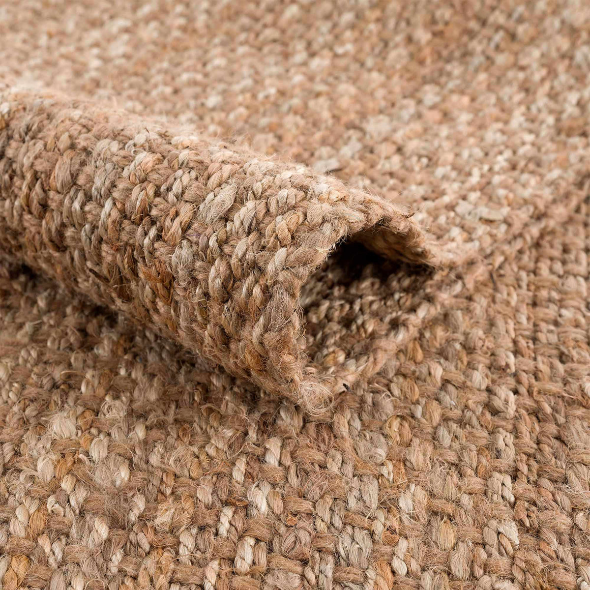 Sunfolk Braidsong Tan Farmhouse Rug
