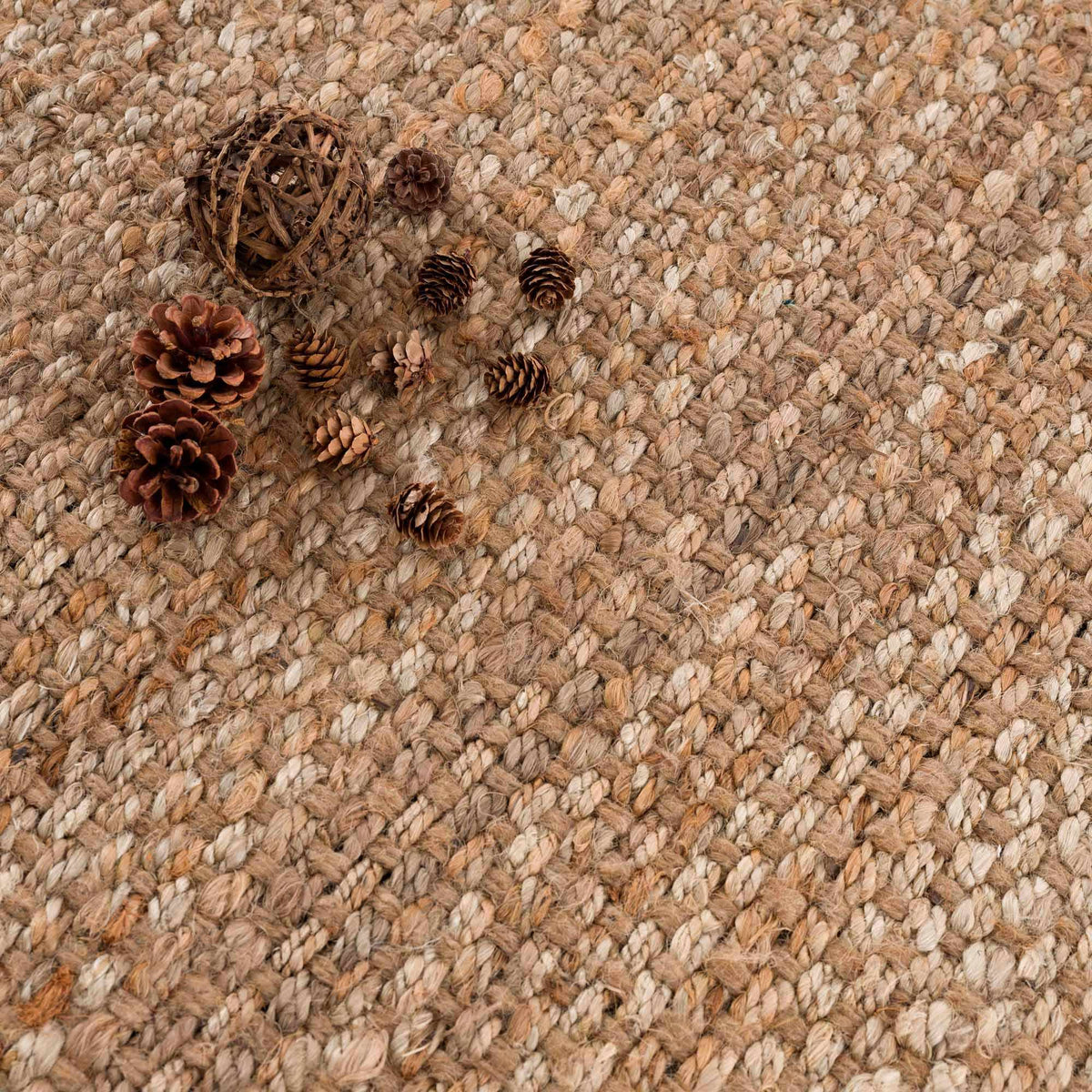Sunfolk Braidsong Tan Farmhouse Rug