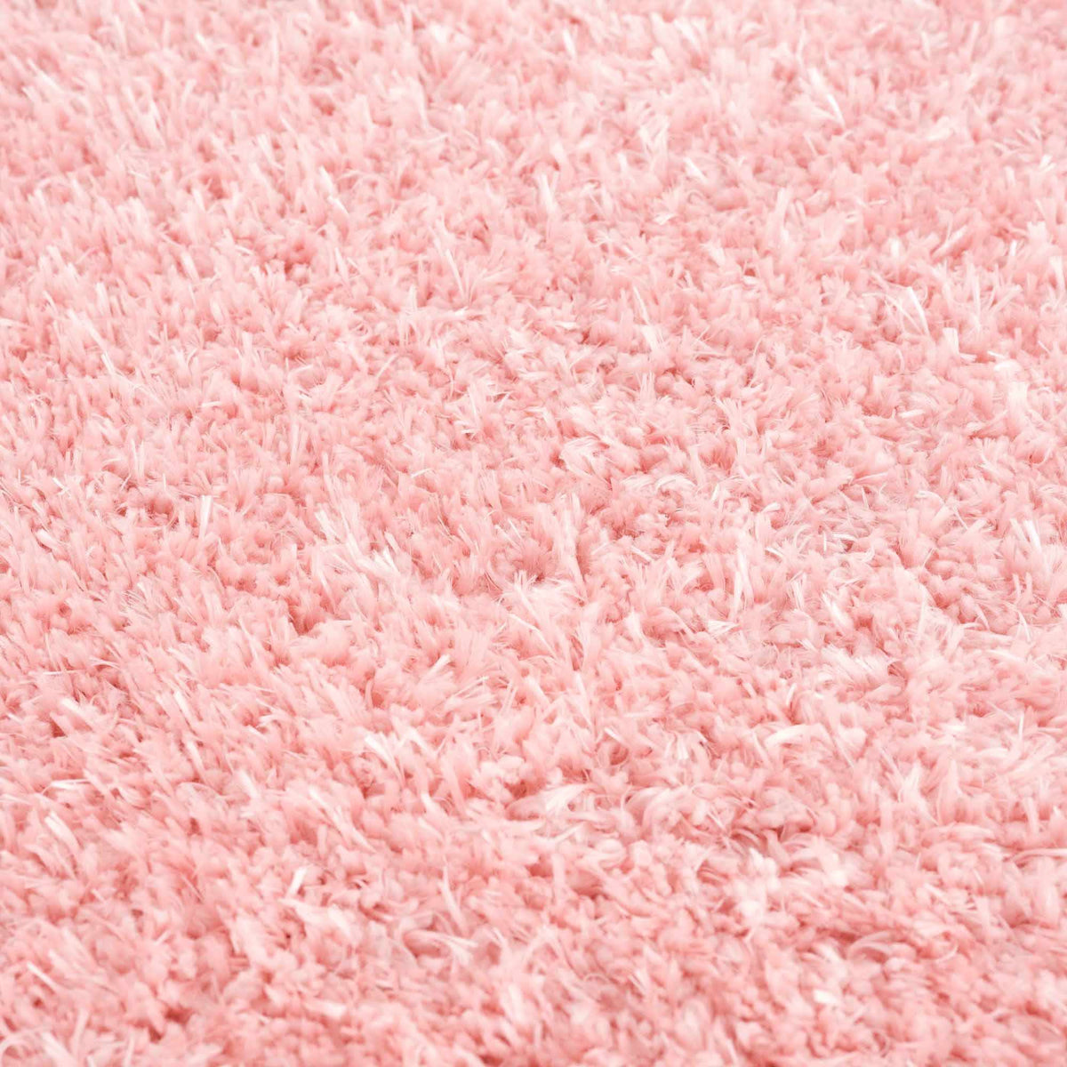 Faina Solid Pink Shag Washable Area Rug - Clearance