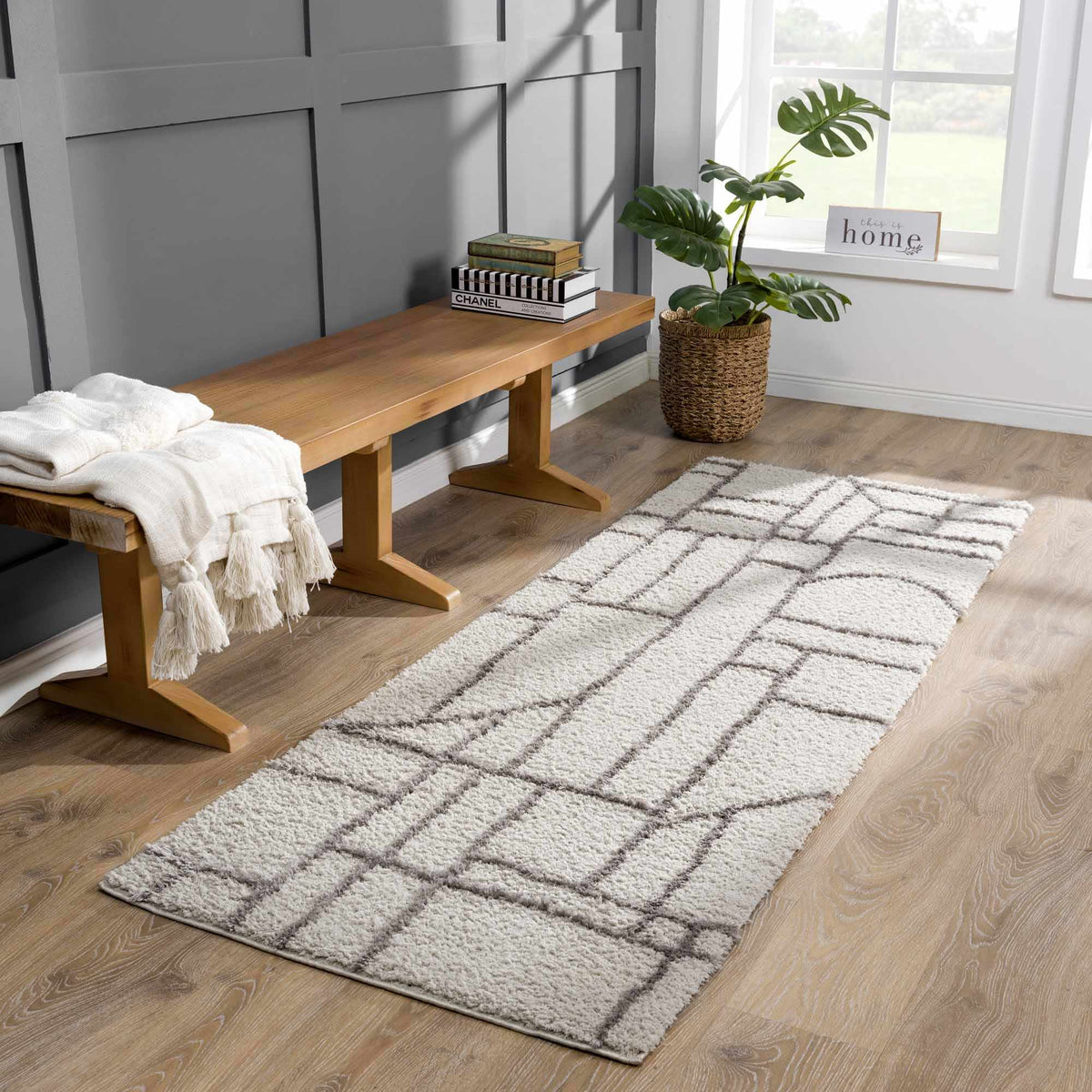 Andia Gray Area Rug - Clearance