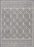 Diah Black & Bone Outdoor Area Rug - Clearance
