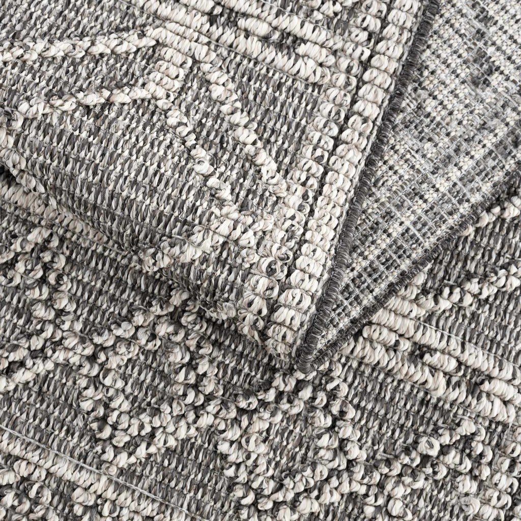 Diah Black & Bone Outdoor Area Rug - Clearance