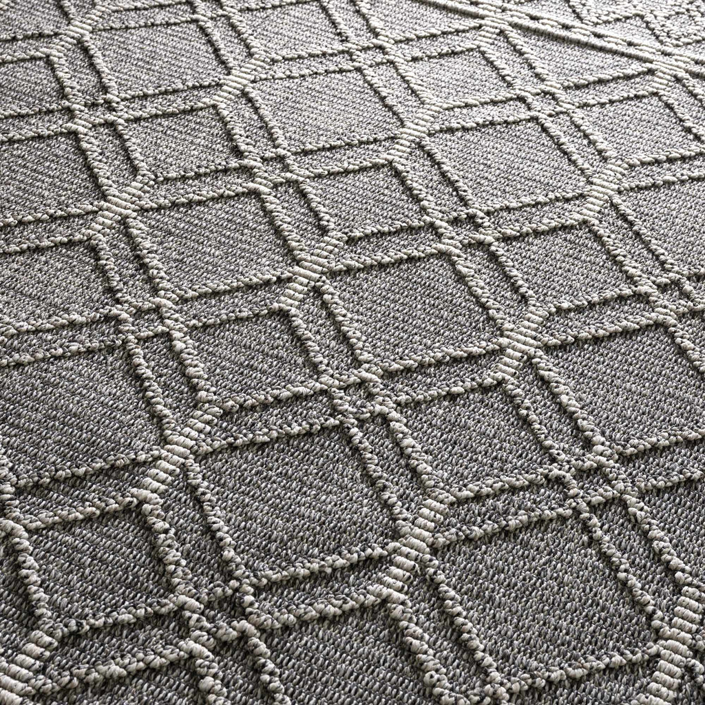 Diah Black & Bone Outdoor Area Rug - Clearance