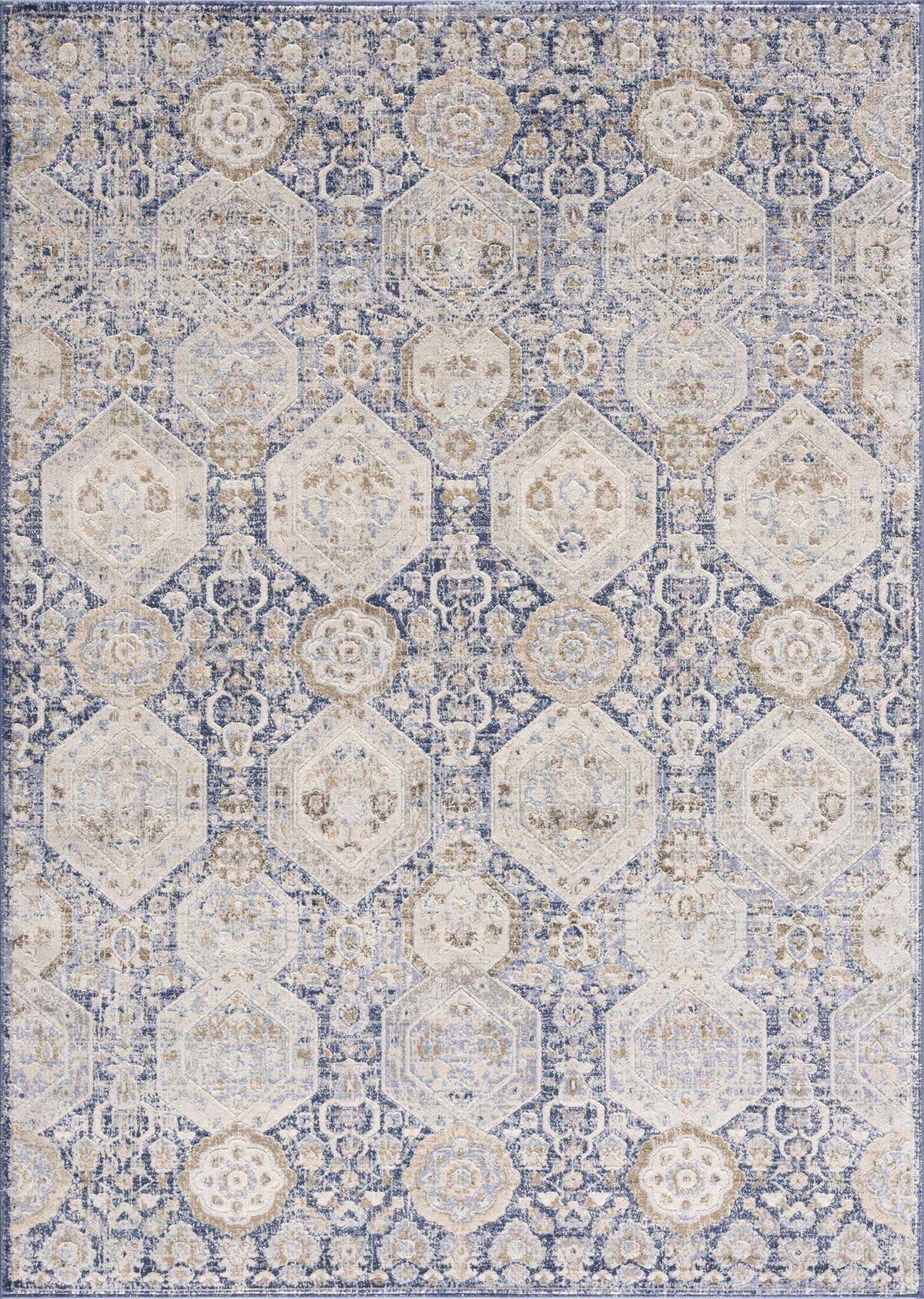 Parkerfield Blue Area Rug - Clearance