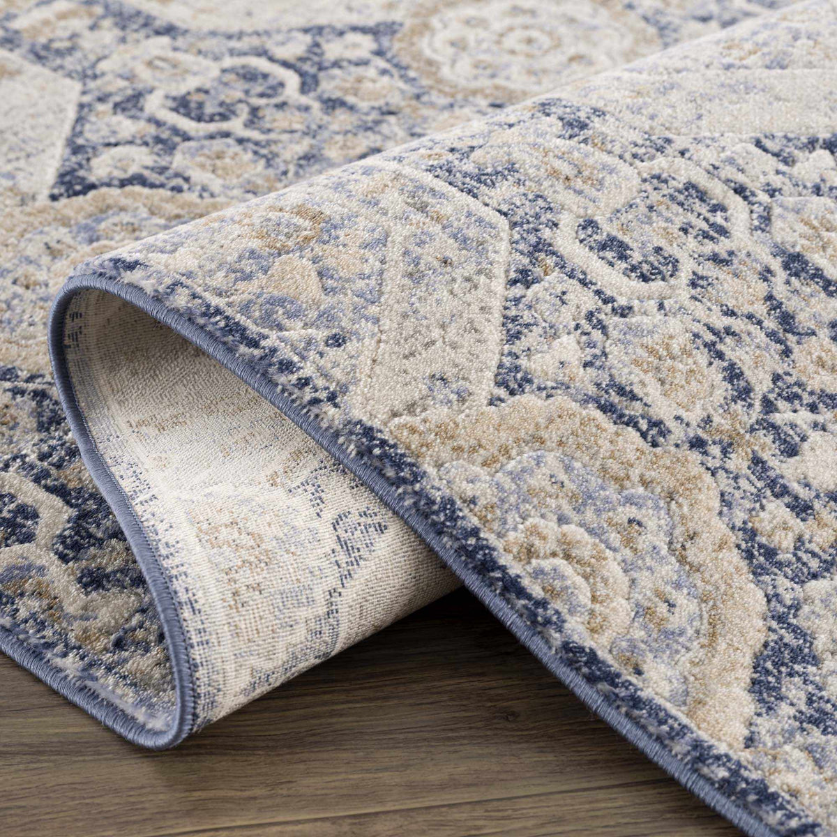 Parkerfield Blue Area Rug - Clearance