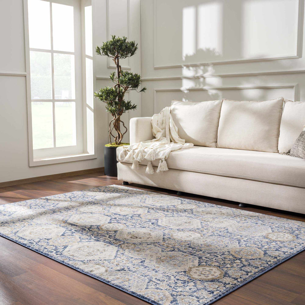 Parkerfield Blue Area Rug - Clearance
