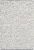 Wolven Ivory Chunky Looped Weave Cottage Farmhouse NZ Wool Handmade Area Rug - Clearance