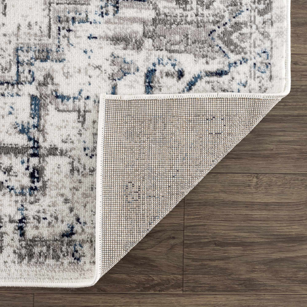 Buenaventura Cream & Navy Area Rug - Clearance