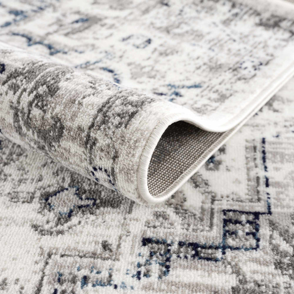 Buenaventura Cream & Navy Area Rug - Clearance