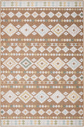 Metta Rust Outdoor Area Rug - Clearance