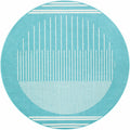 Nabil Aqua Outdoor Area Rug - Clearance