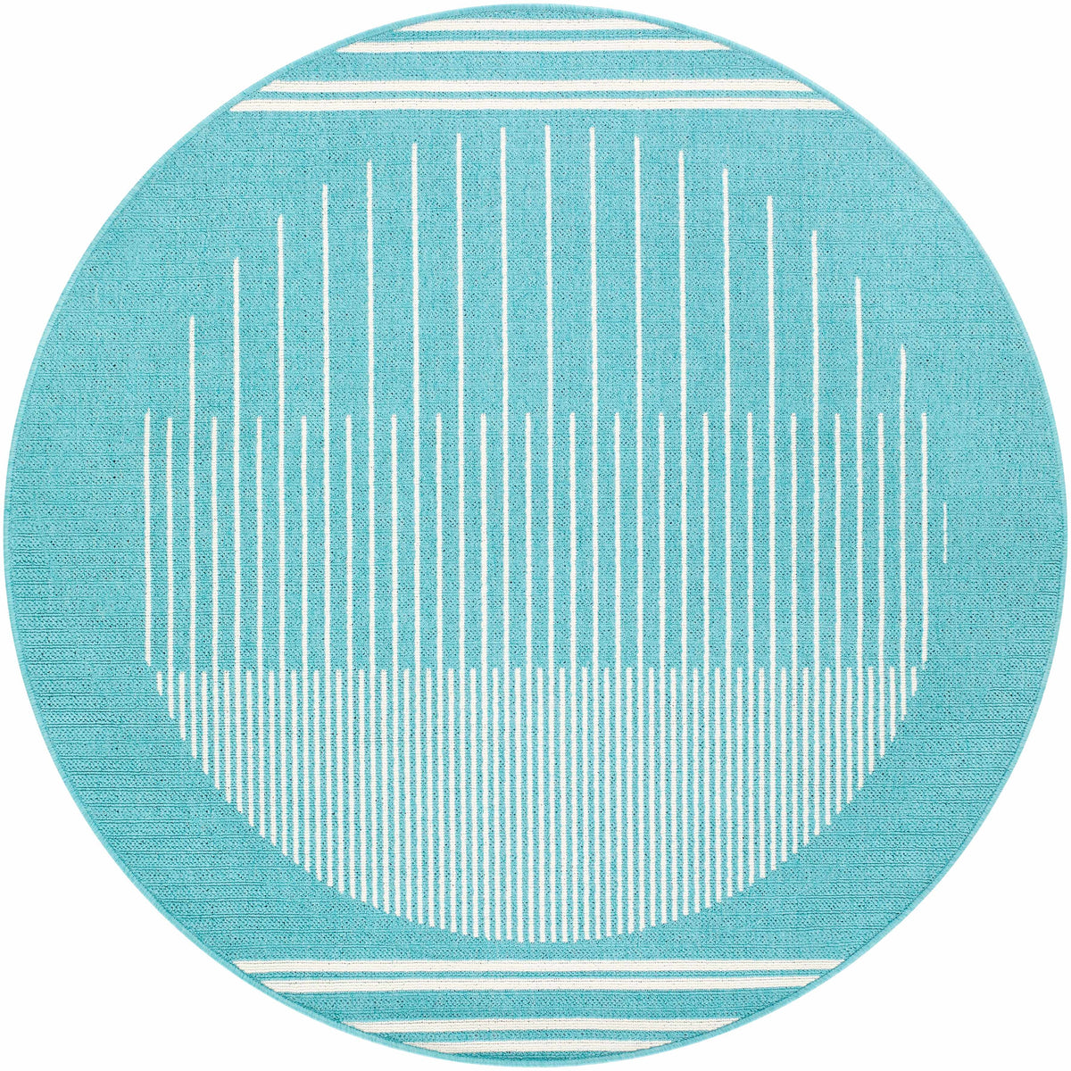 Nabil Aqua Outdoor Area Rug - Clearance