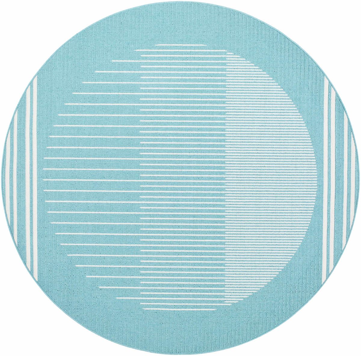 Nabil Aqua Outdoor Area Rug - Clearance