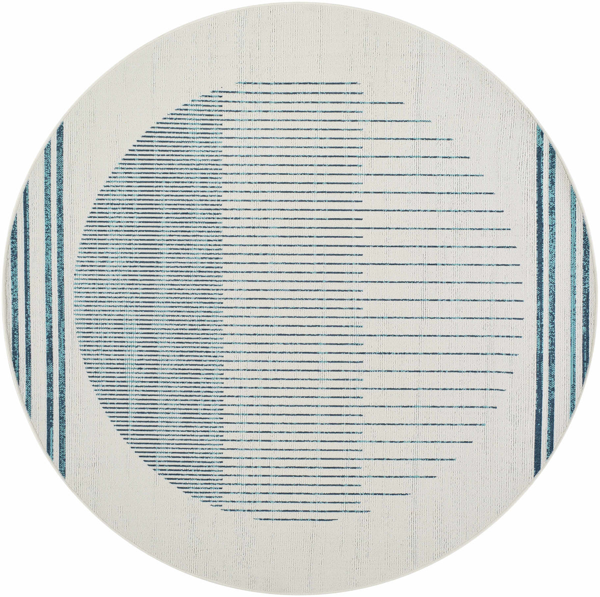 Nabil Slate Blue Outdoor Area Rug - Clearance