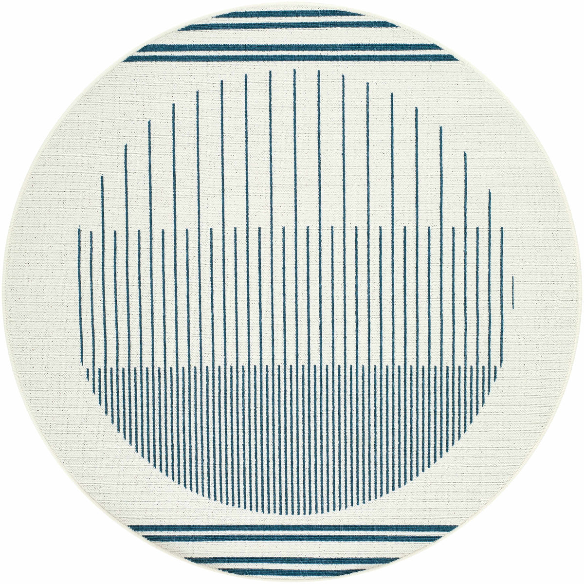 Nabil Midnight Blue Outdoor Area Rug - Clearance