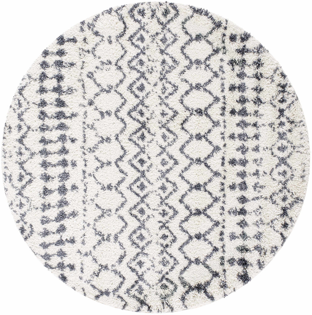 White Gray Navassa Rug - Clearance