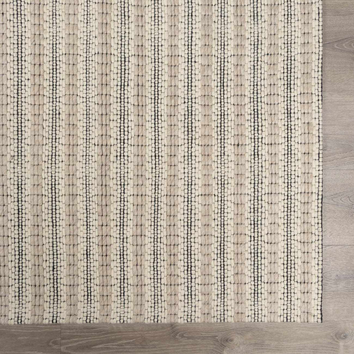 Laleh Cream & Black Area Rug - Clearance