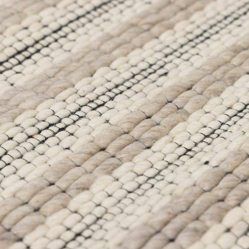 Laleh Cream & Black Area Rug - Clearance