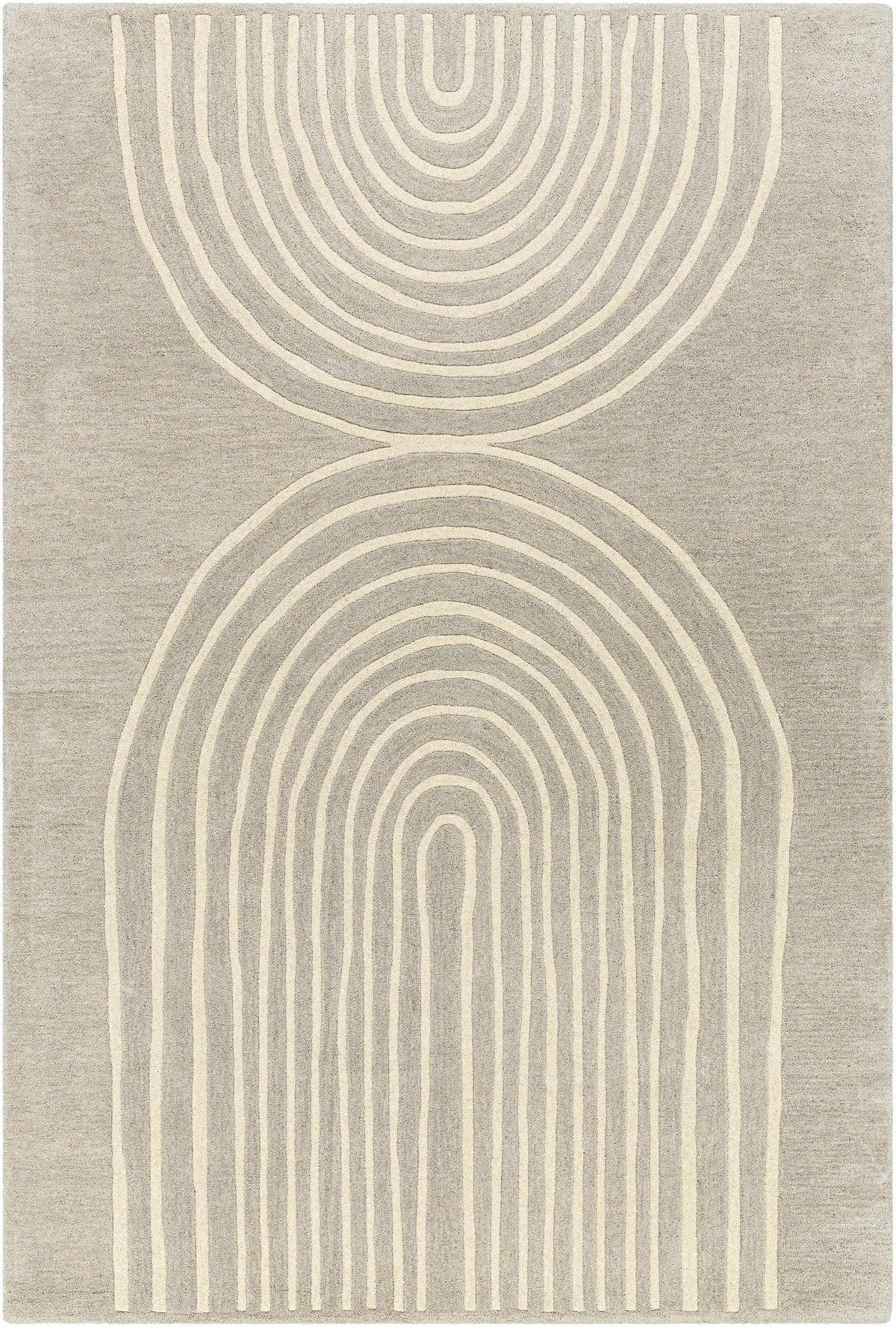 Fuat Medium Gray Area Rug - Clearance