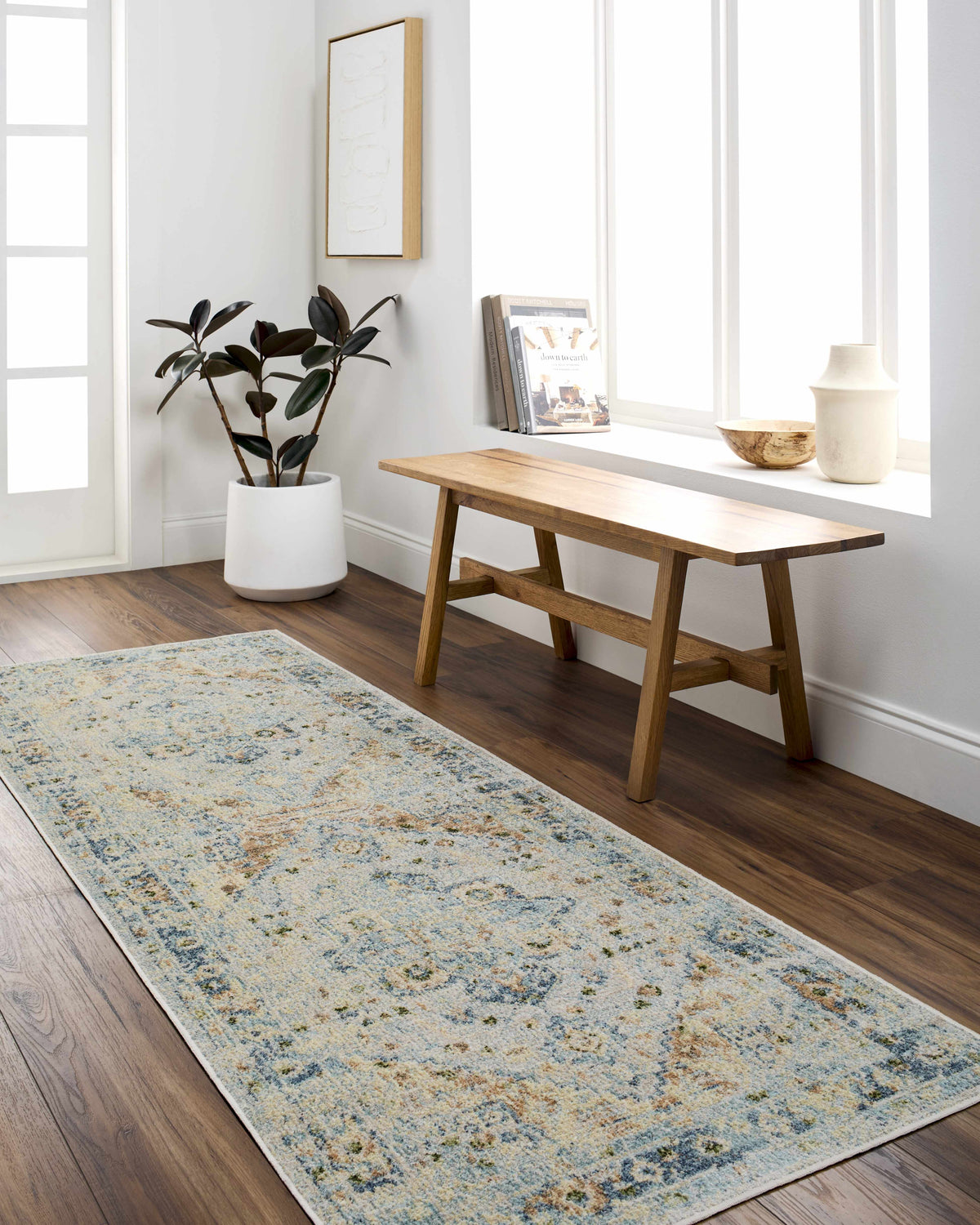 Ezri Washable Area Rug - Clearance