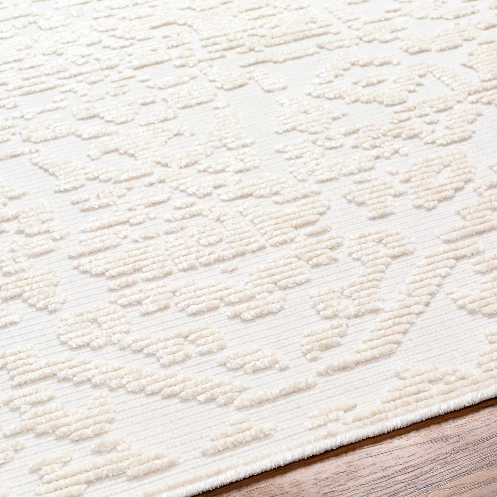Beren Cream Washable Area Rug - Clearance