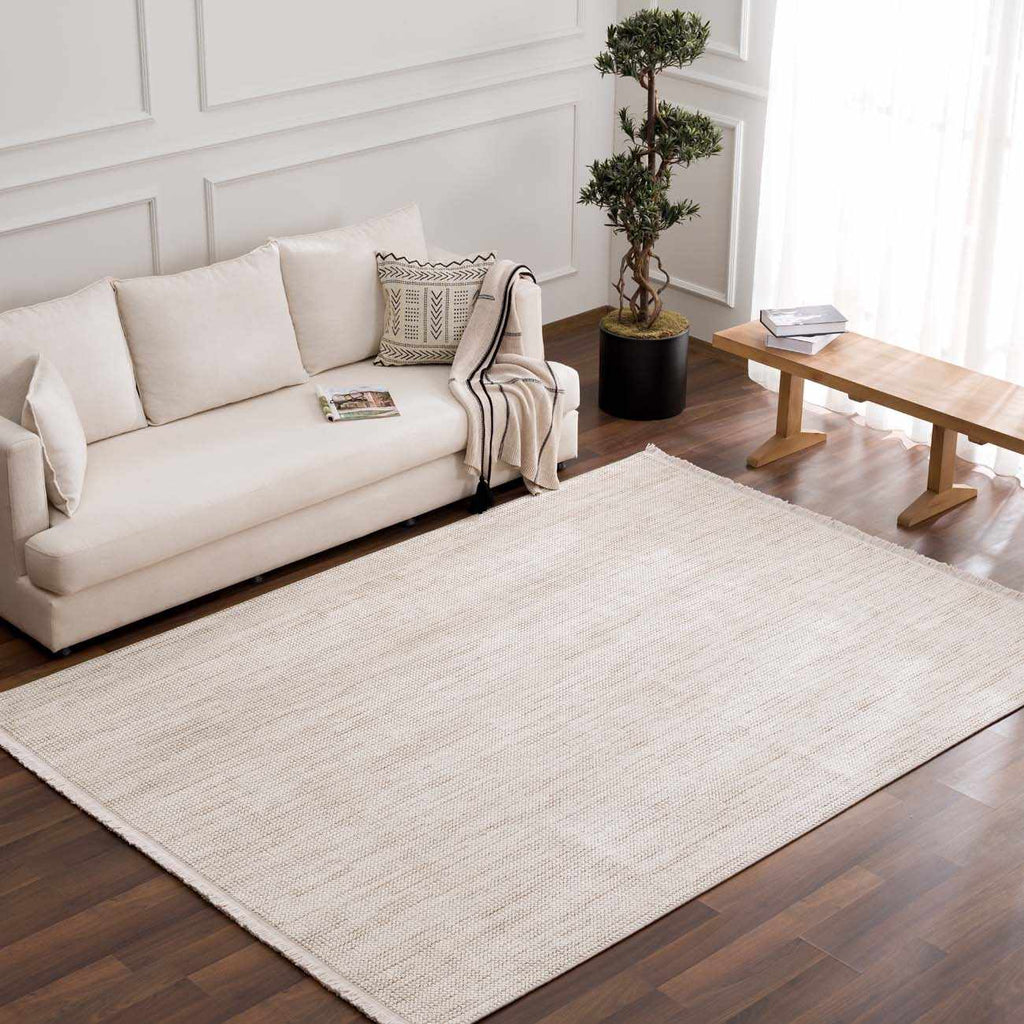 Terra Weave Sahara Beige Farmhouse Rug