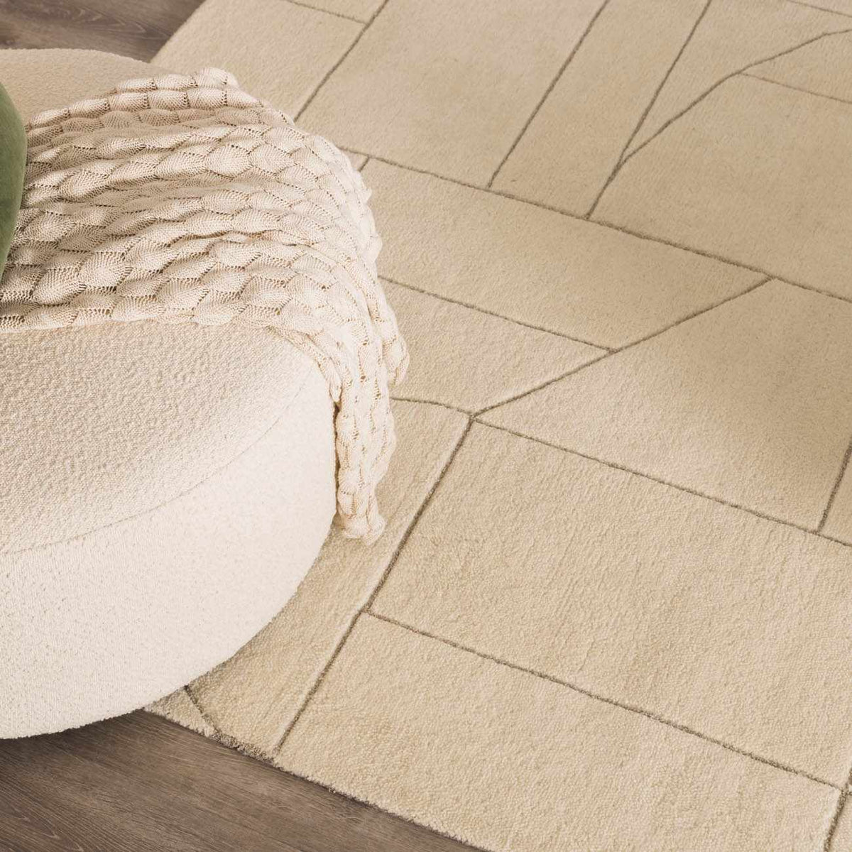 Fusao Off White Area Rug - Clearance