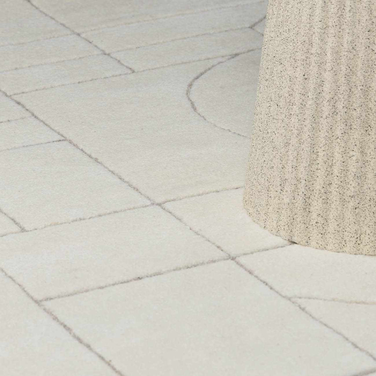 Fusao Off White Area Rug - Clearance