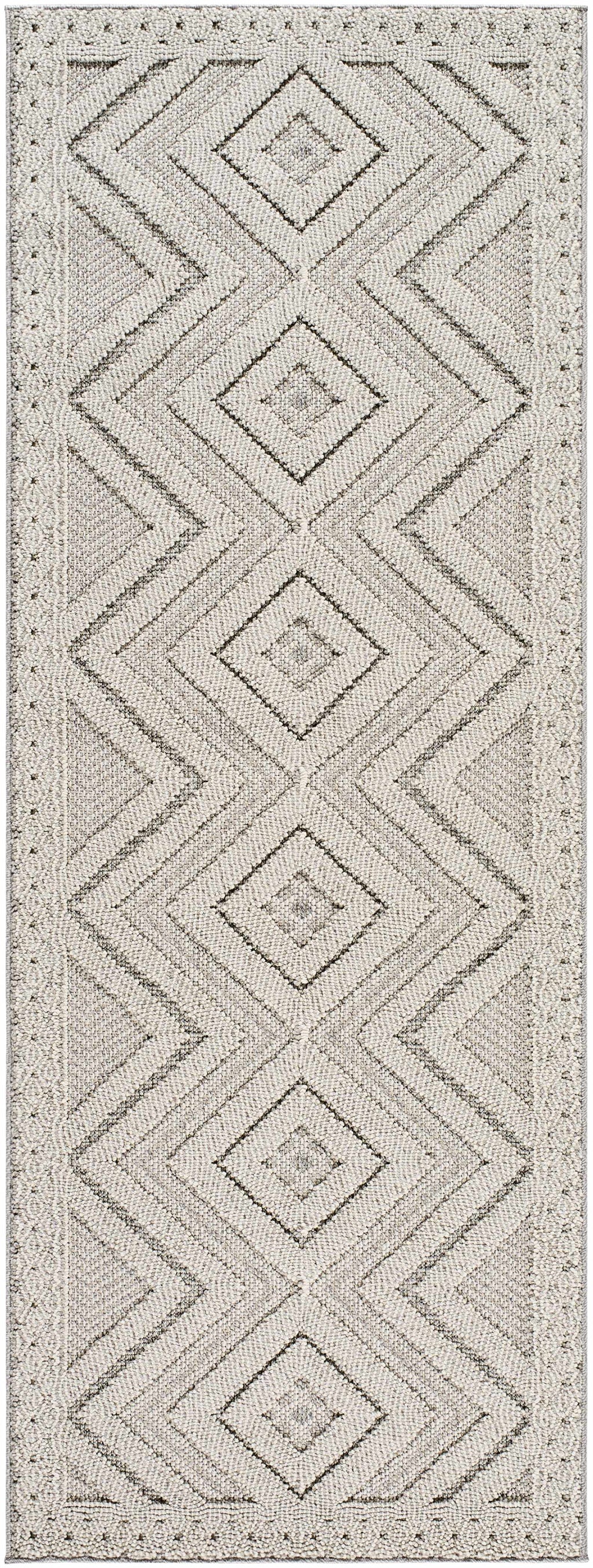 Aimee Natural Gray Outdoor Area Rug - Clearance