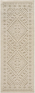 Hibah Bone Outdoor Area Rug - Clearance