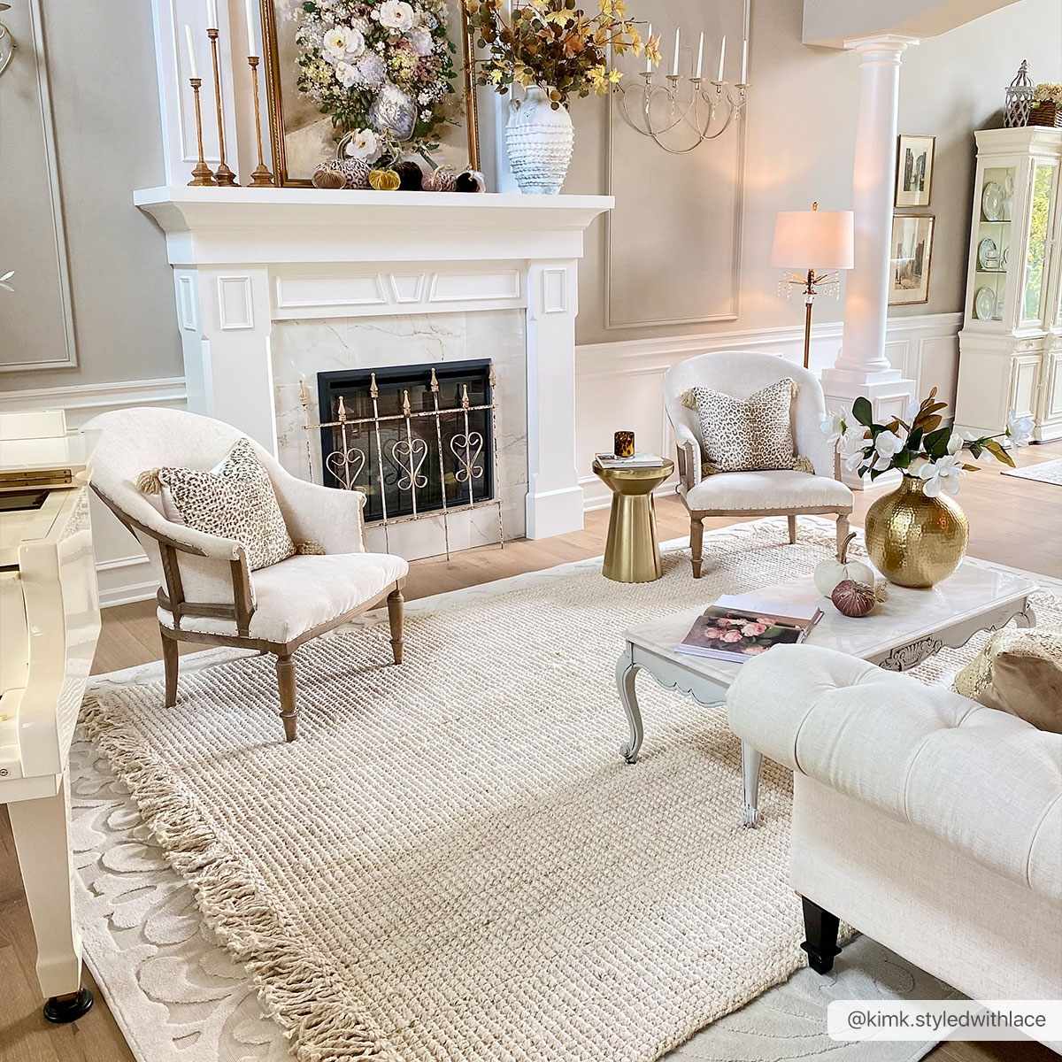 Sorelle Sunwash Cream Transitional Rug
