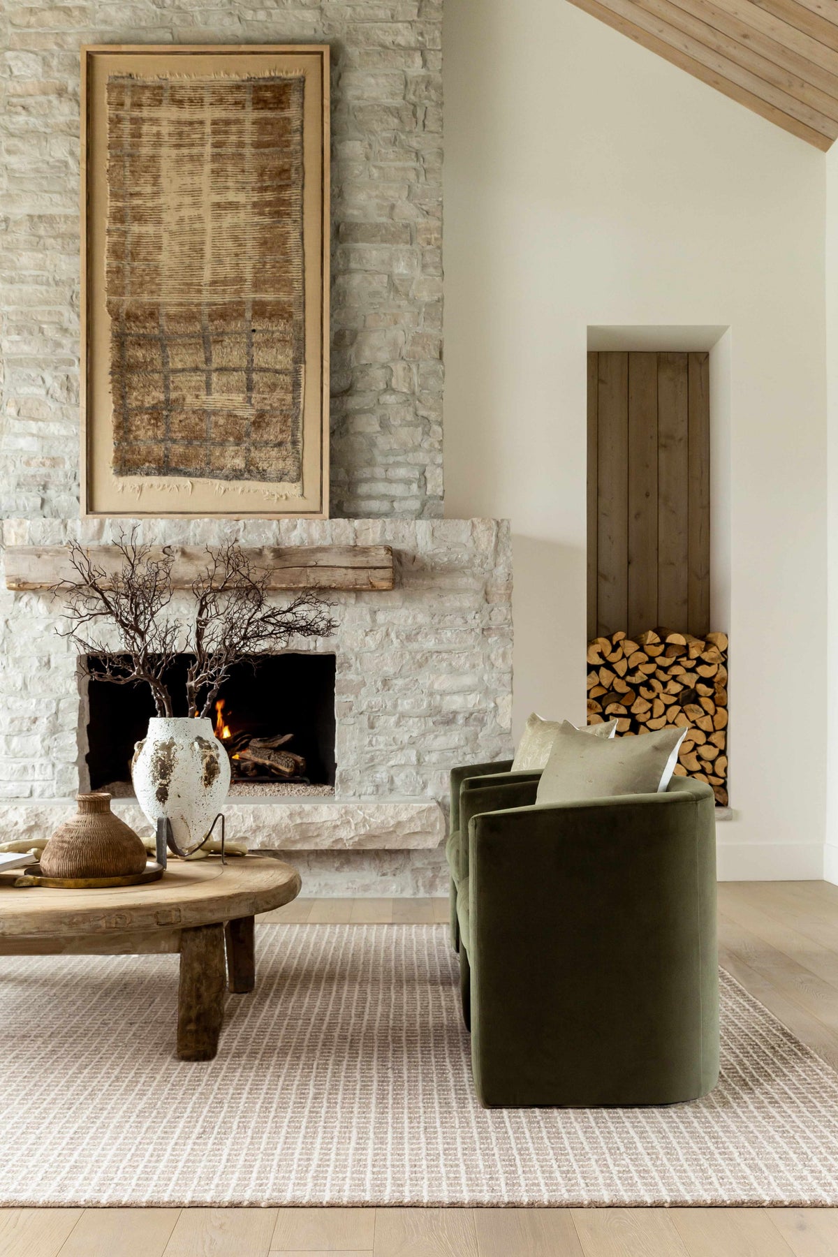 Anahid Bone Area Rug - Clearance