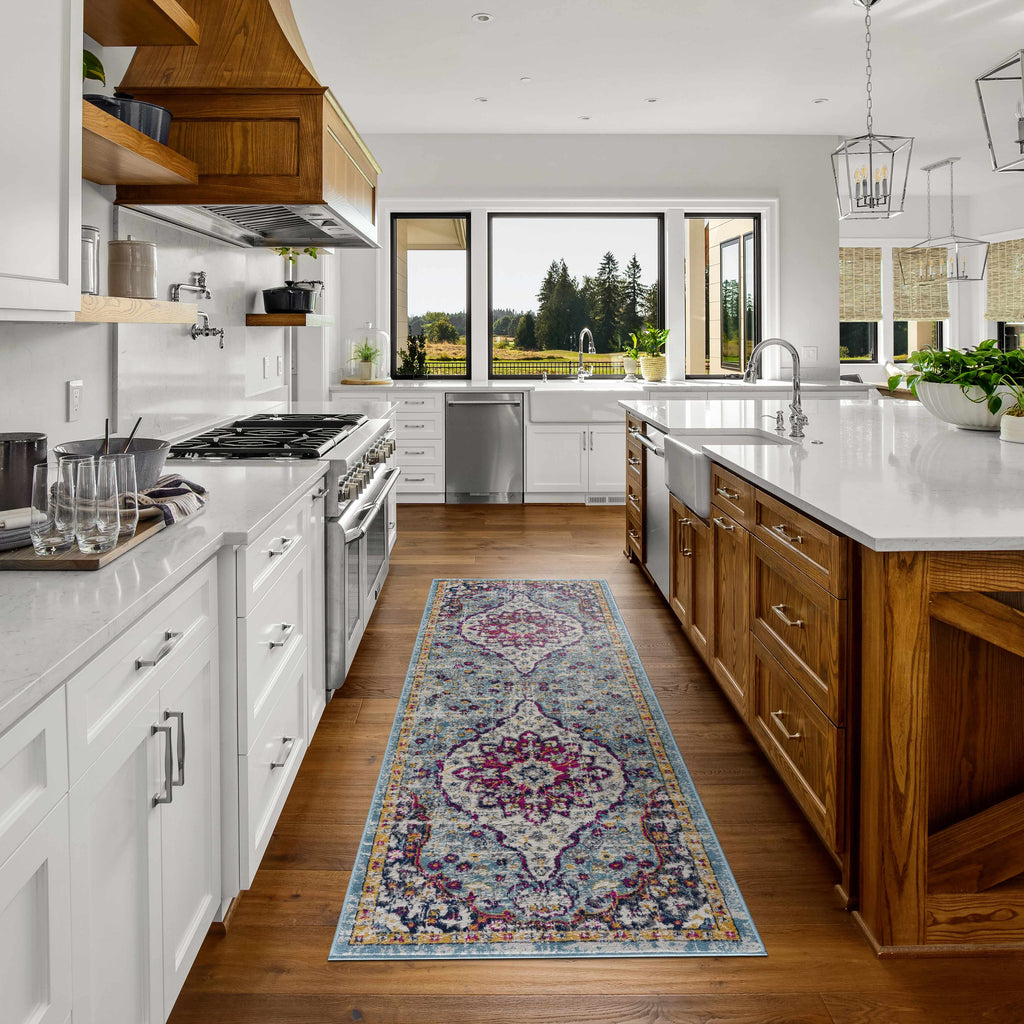 Tigried Blue 2305 Area Rug - Clearance
