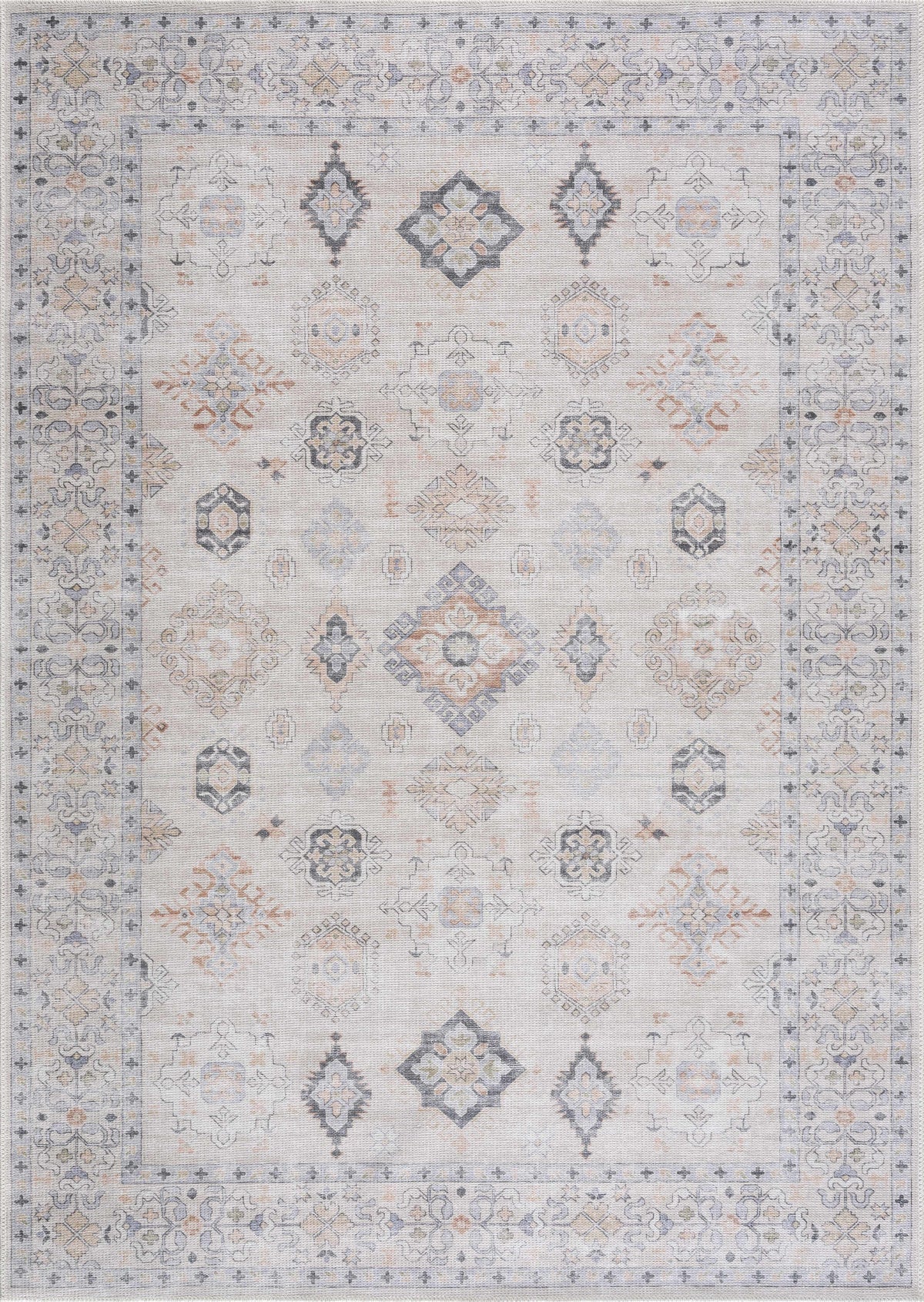 Beige Beckett Washable Rug