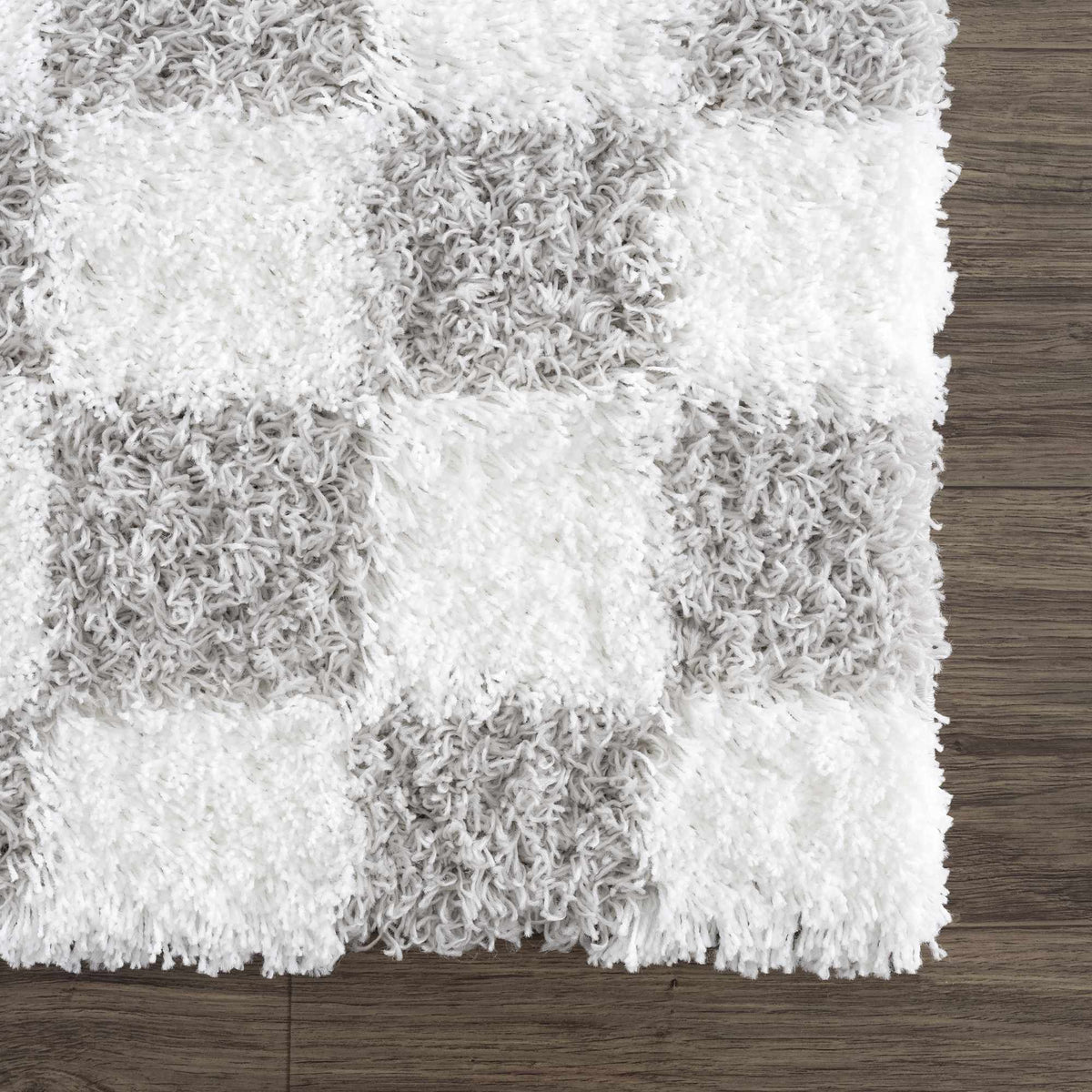 Atelier Graphite Light Gray White Contemporary Rug