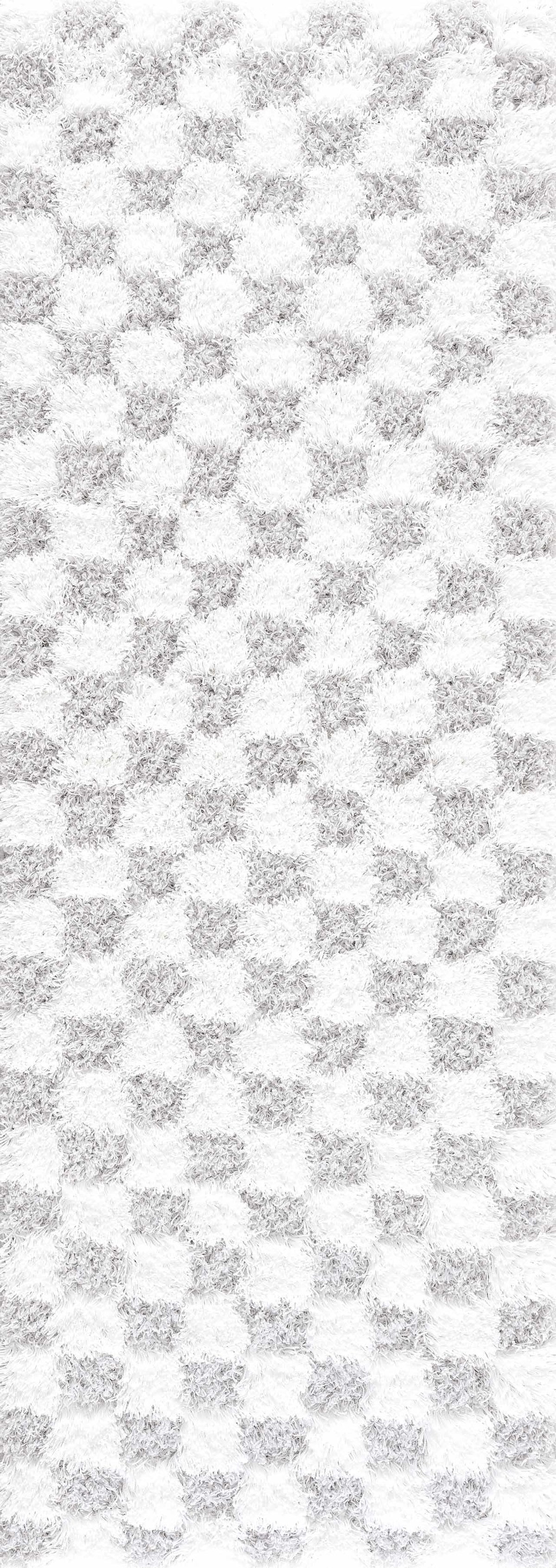 Atelier Graphite Light Gray White Contemporary Rug
