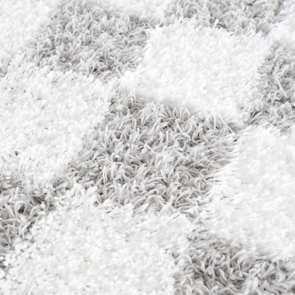 Atelier Graphite Light Gray White Contemporary Rug